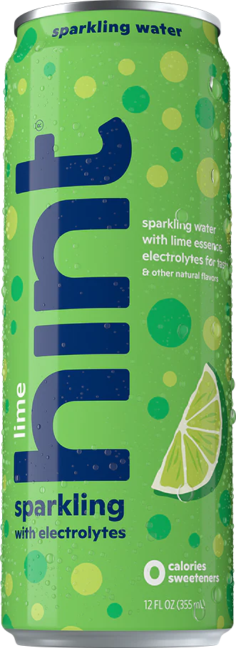 hint sparkling with electrolytes - lime